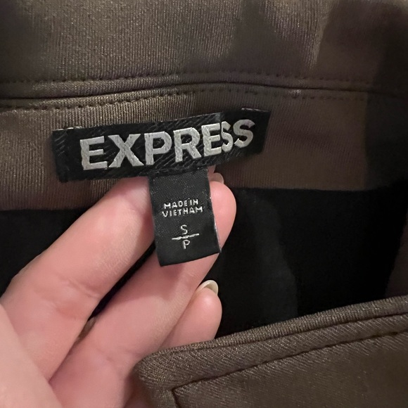Express olive green Moto Jacket - Picture 5 of 5